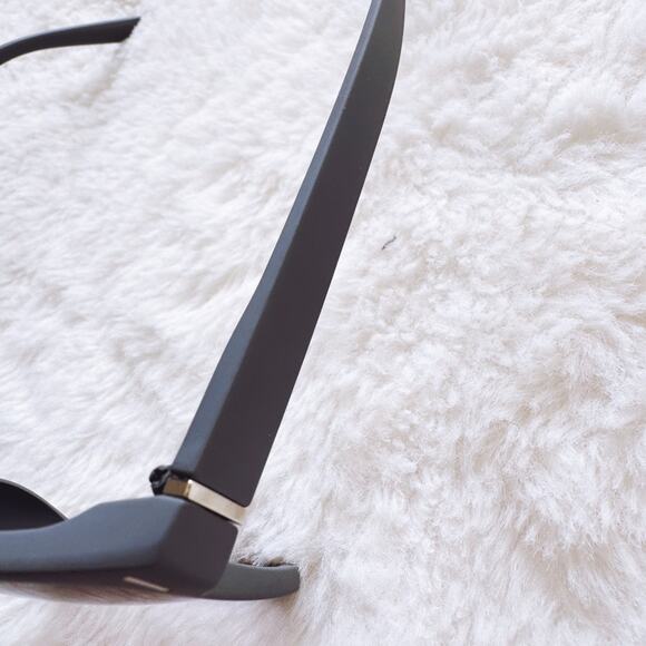 Ora Charcoal Angular Frame Sunglasses - Picture 5 of 11